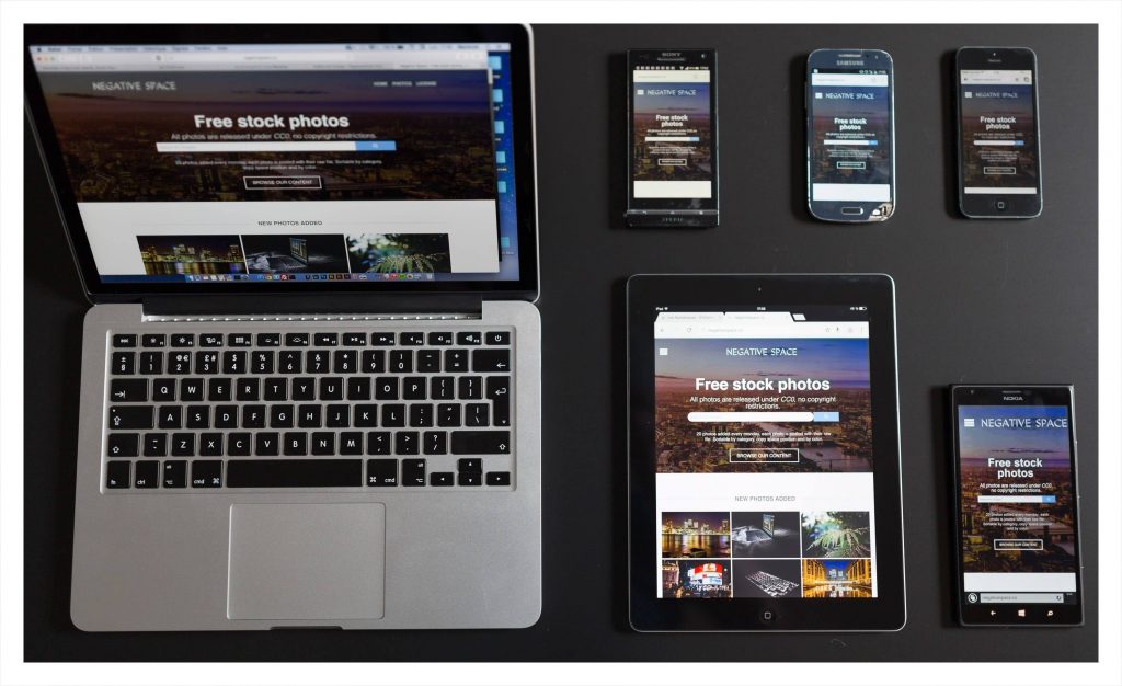 Your website should display properly on desktop, mobiles and tablets